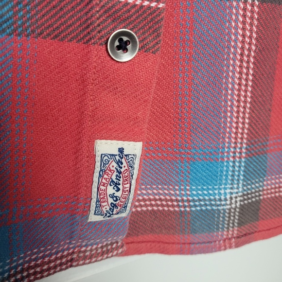 Flag & Anthem Larkspur Flannel Shirt Sz Medium - Picture 4 of 5